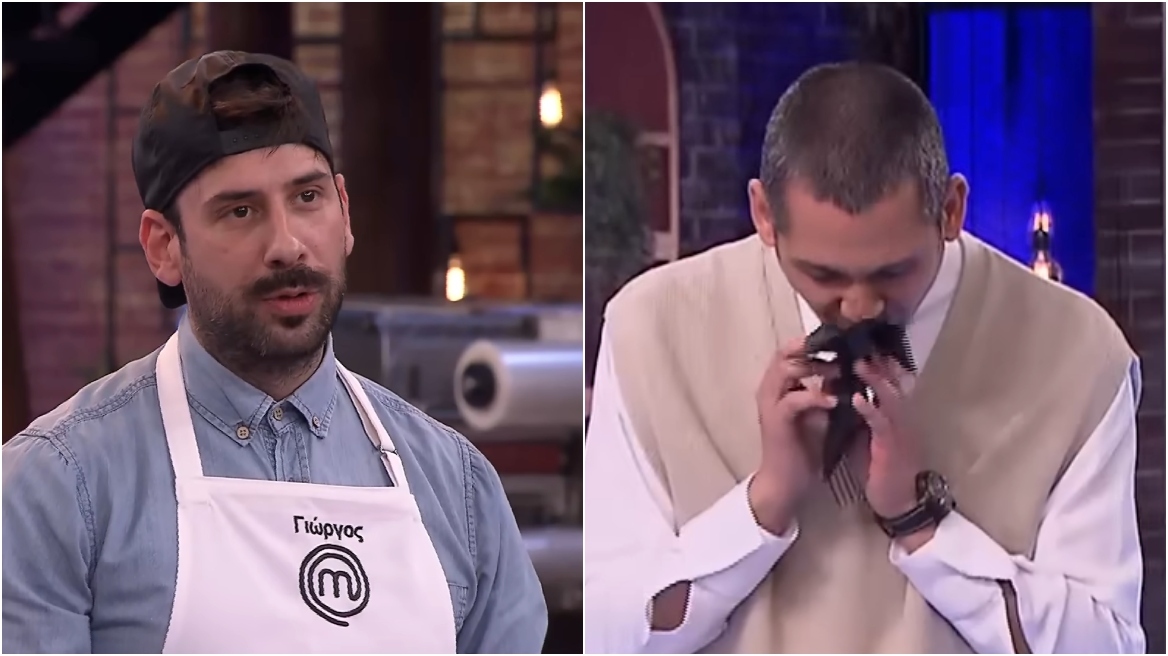 MasterChef 2023: Έφτυσε το κρέας από πιάτο του Γιώργου Πορφύρη ο Σωτήρης Κοντιζάς