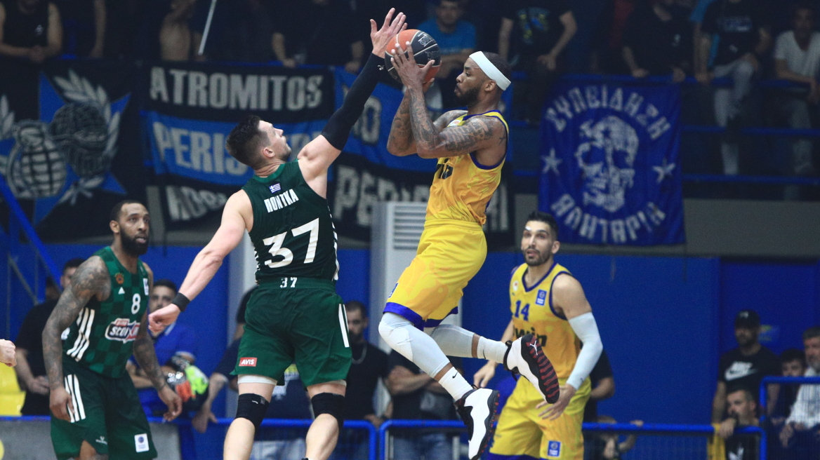 Basket League, Περιστέρι bwin - Παναθηναϊκός 76-71: Νίκη και ισοφάριση για την ομάδα του Σπανούλη 