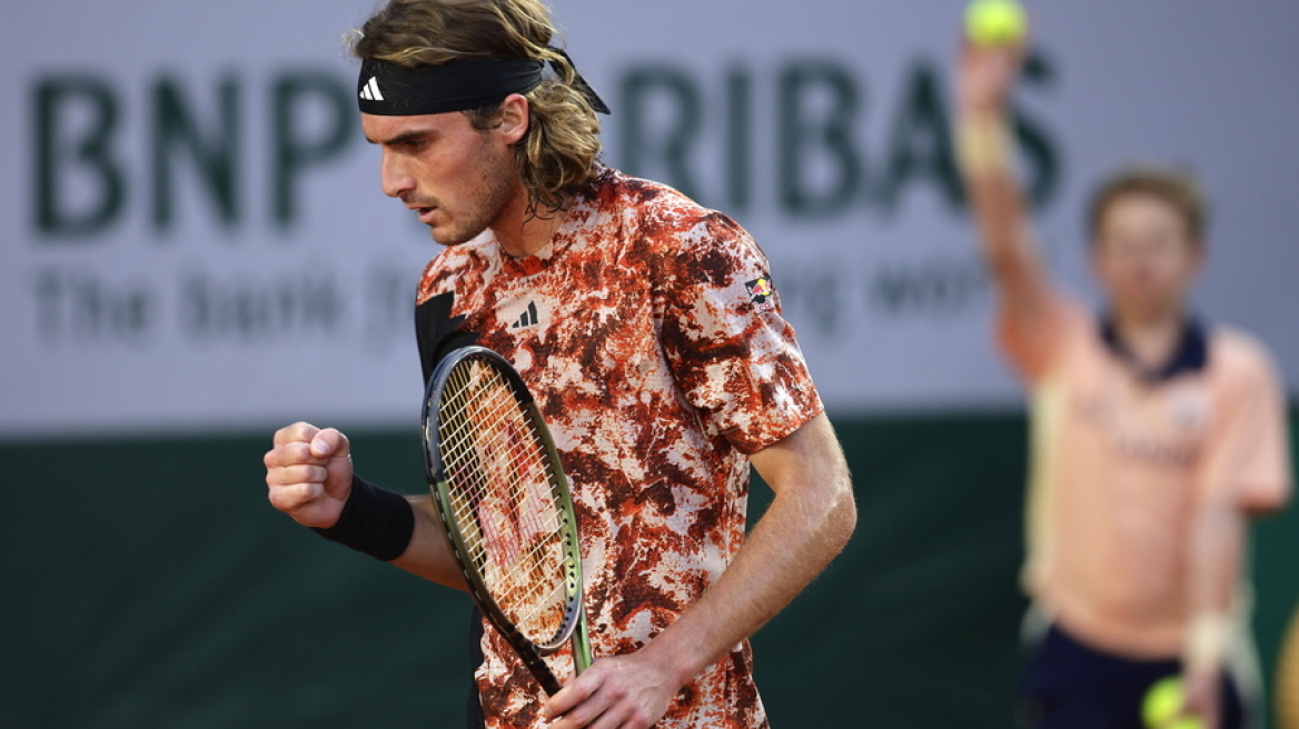 Roland Garros, Τσιτσιπάς - Σβάρτσμαν 3-0: Στον 4ο γύρο με επίδειξη δύναμης! 