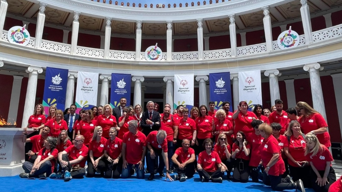 «Φλόγα της Ελπίδας»: Μηνύματα αλληλεγγύης από το Ζάππειο για τους Special Olympics Berlin 2023