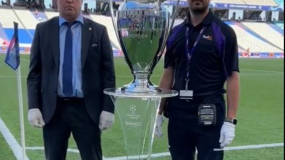 Τελικός Champions League 2023: Η κούπα έφτασε στο γήπεδο