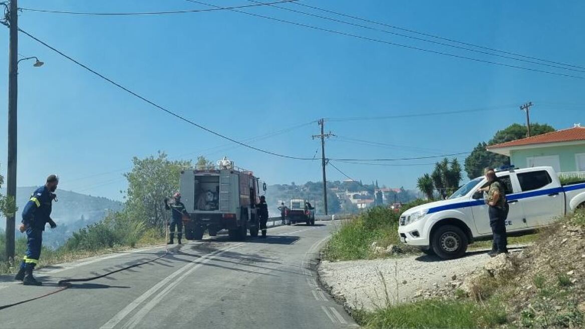 Φωτιά στη Σάμο: Προσήχθη ηλικιωμένη