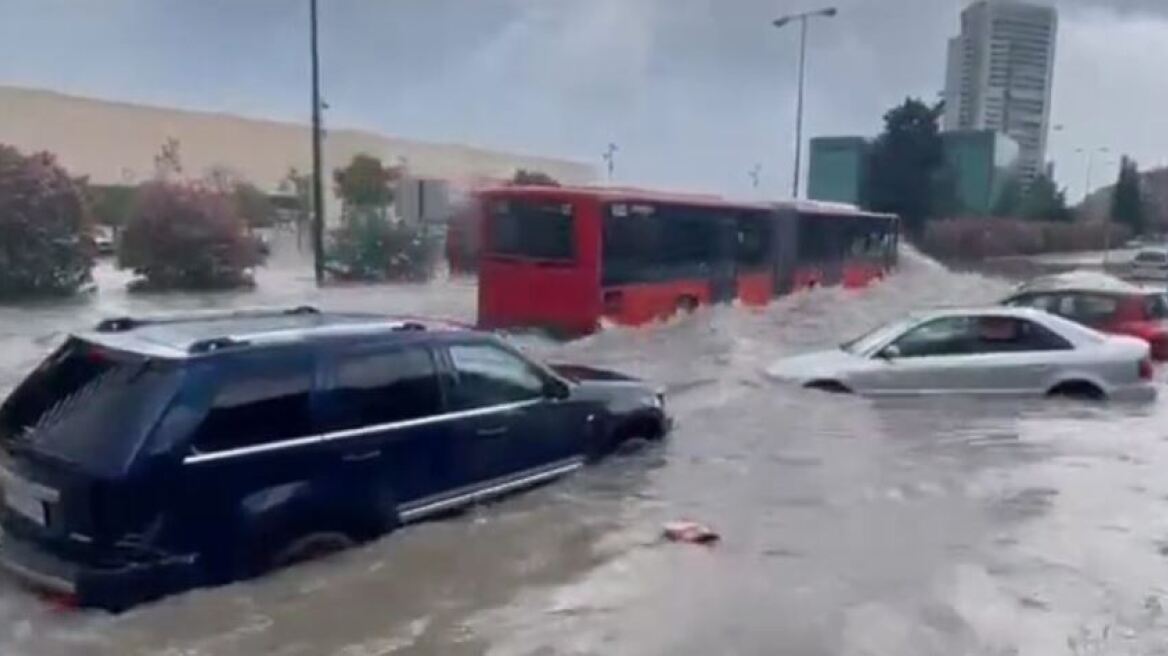 Ισπανία: Πλημμύρες και χαλαζόπτωση στη Σαραγόσα - Τεράστιες ζημιές, δεκάδες απεγκλωβισμοί