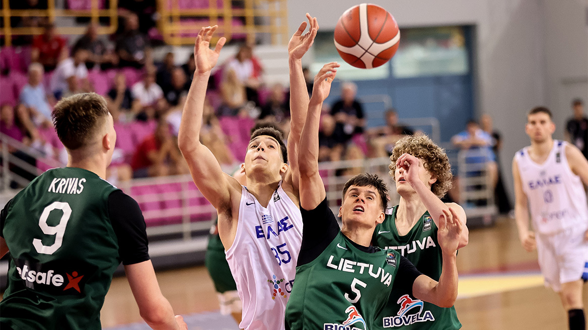 EuroBasket U20: Για τη δεύτερη θέση του ομίλου απέναντι στην Κροατία η Εθνική Νέων Ανδρών