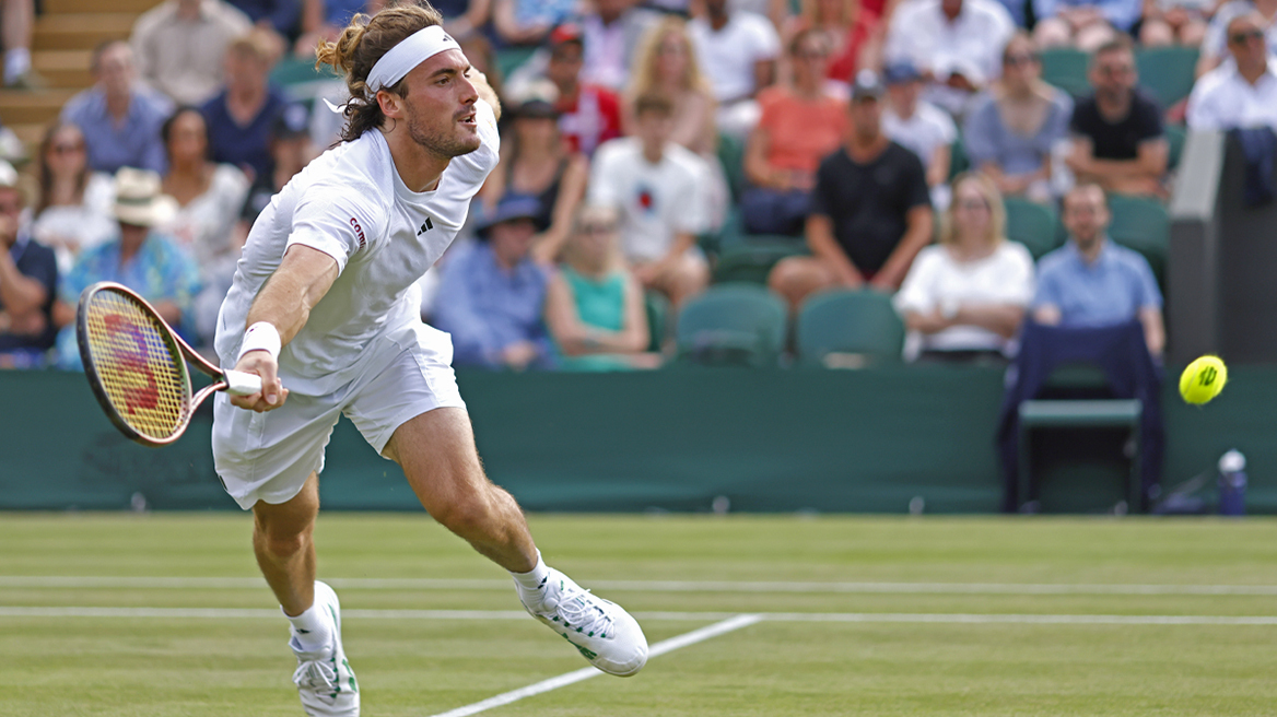 Wimbledon, Γιούμπανκς-Τσιτσιπάς 3-2: Ανατροπή και άδοξος αποκλεισμός