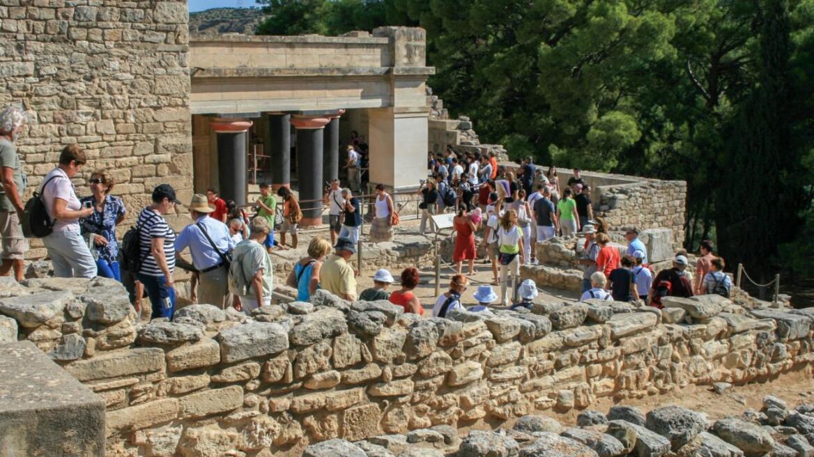 Κρήτη - Καύσωνας Κλέων: Κλείνει για πέντε ώρες η Κνωσός και άλλοι αρχαιολογικοί