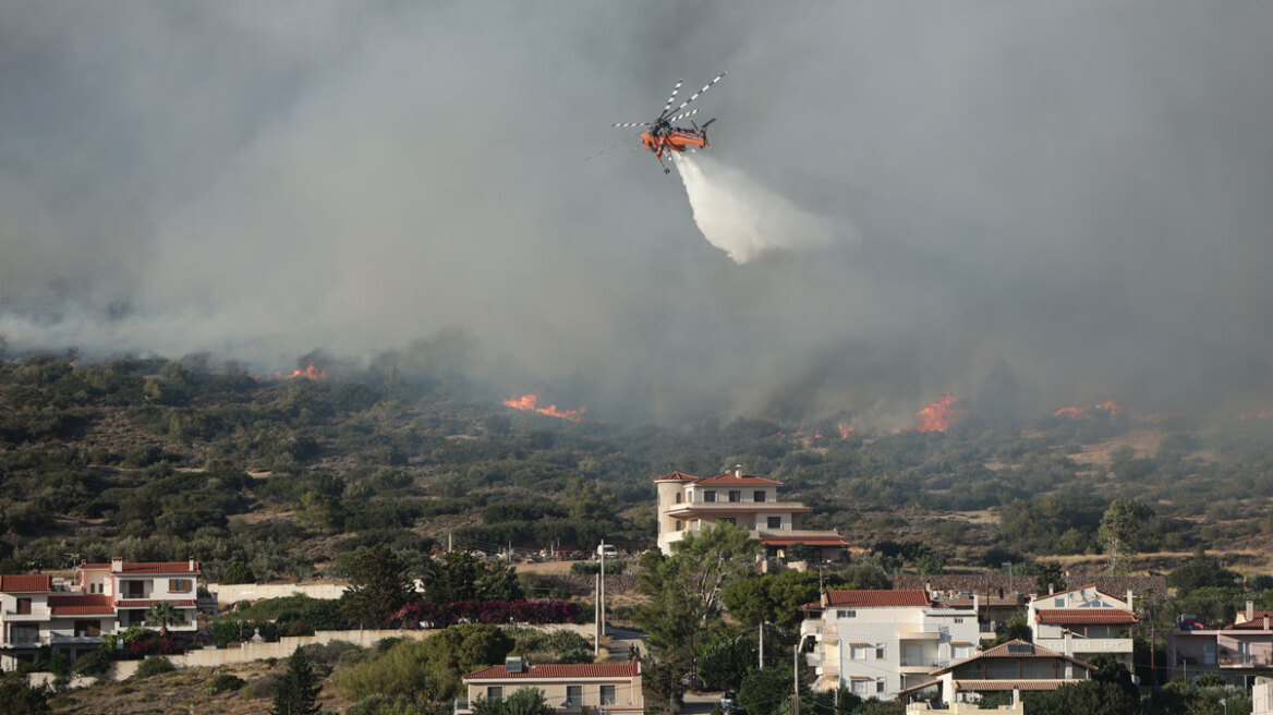 Φωτιά στα Δερβενοχώρια - Δήμαρχος Μάνδρας-Ειδυλλίας: Η φωτιά έρχεται με μεγάλη ταχύτητα 