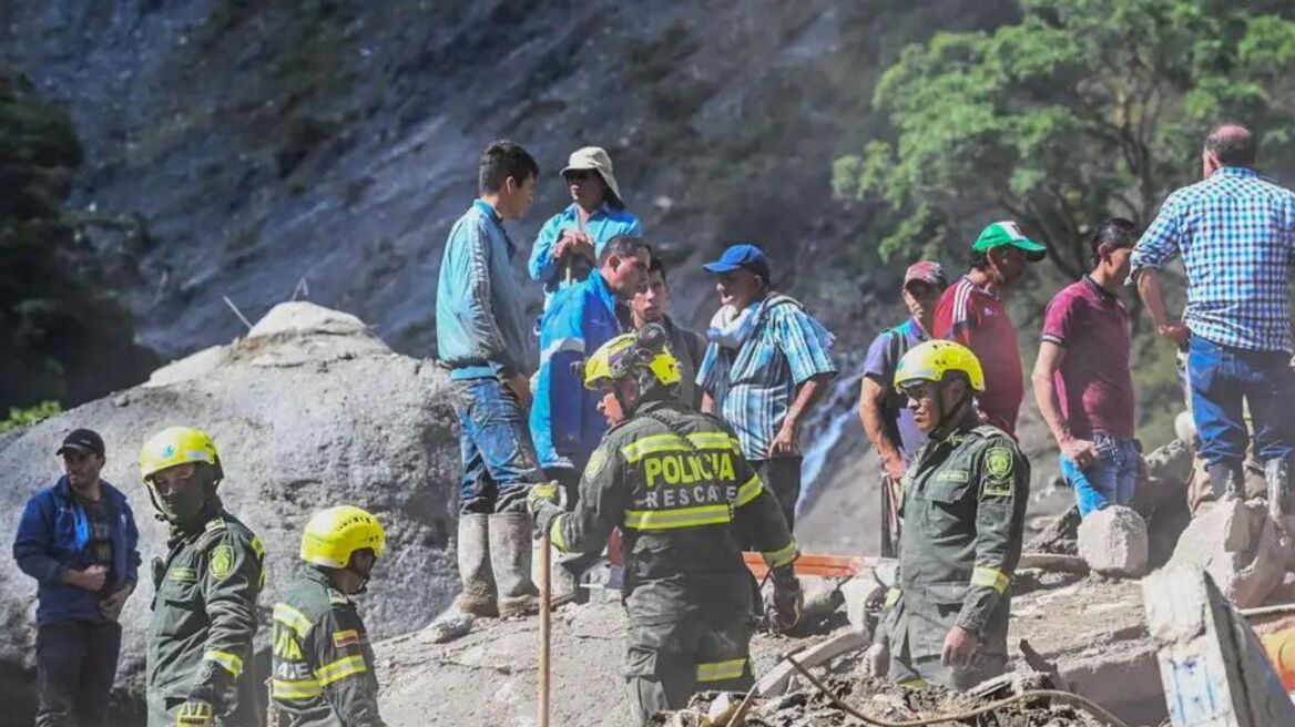 Κολομβία: Στους 20 έφθασαν οι νεκροί από την κατολίσθηση - Πέντε παιδιά ανάμεσά τους