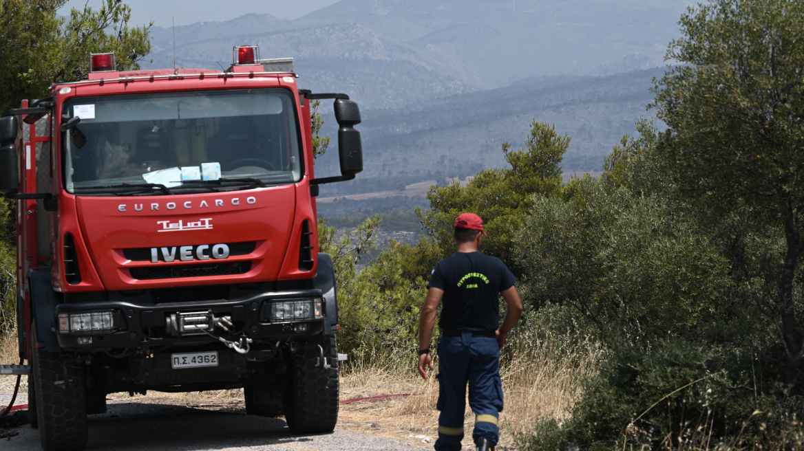 Κορώνη: Οριοθετήθηκε η φωτιά στην Αγία Τριάδα