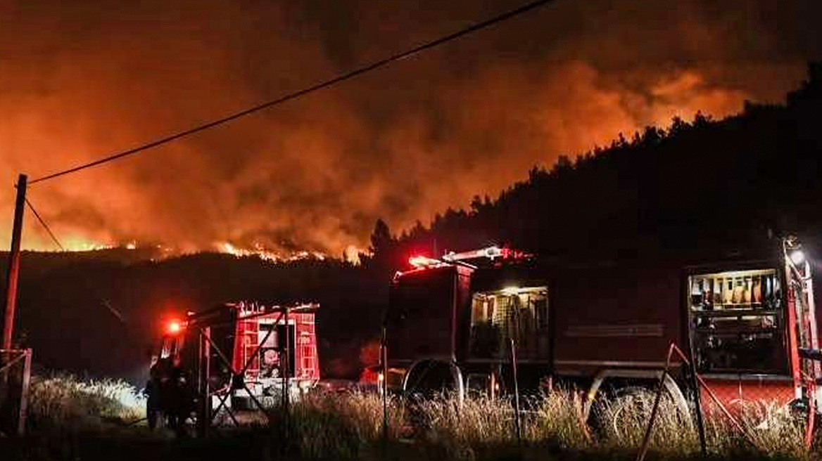 Φωτιά στη Ρόδο: Νέο μήνυμα από 112 για εκκένωση σε Μάσαρη, Μαλώνα και Χαράκι