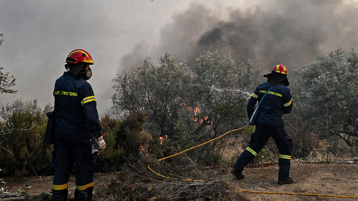 Υπό μερικό έλεγχο οι εστίες πυρκαγιάς στο Σοφό Ασπροπύργου