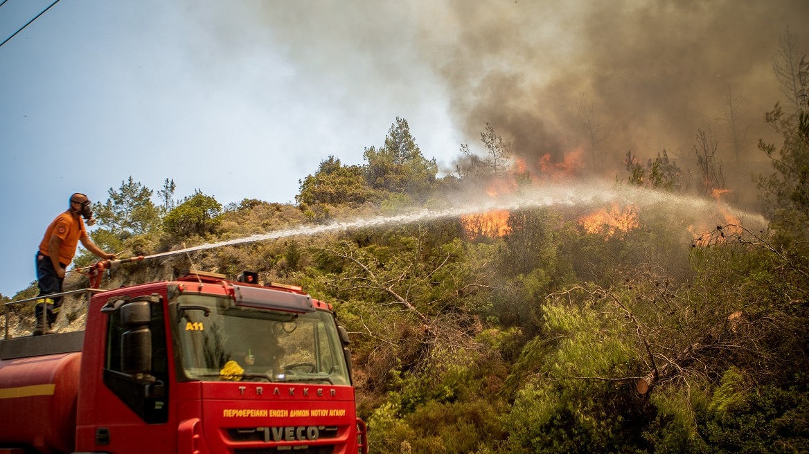 Φωτιές: 55 δασικές πυρκαγιές το τελευταίο 24ωρο - Στο «κόκκινο» τη Δευτέρα τέσσερις περιφέρειες