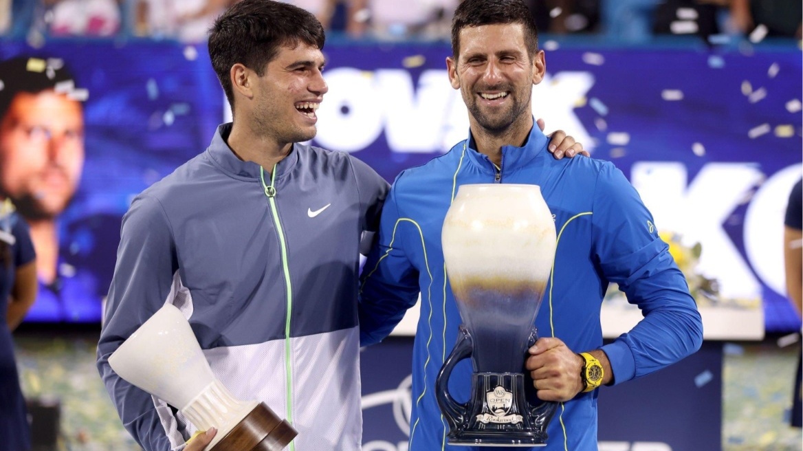 Cincinnati Open: Ο Τζόκοβιτς γράφει ιστορία σε «τρελό» τελικό, 2-1 με ανατροπή τον Άλκαραθ - Δείτε βίντεο