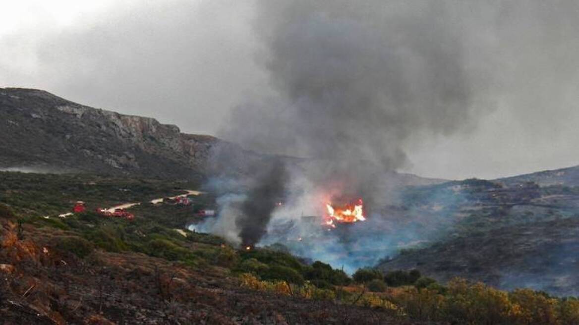 Φωτιά στο Σκοπευτήριο Καισαριανής - Κινητοποίηση της Πυροσβεστικής, δείτε βίντεο