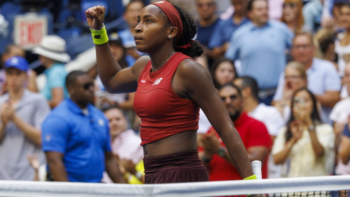 US Open: Στα ημιτελικά η 19χρονη Γκοφ - Δείτε βίντεο 