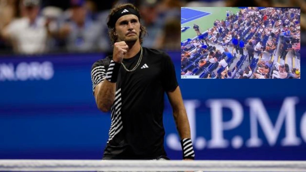 US Open: Oπαδός αποβλήθηκε επειδή χρησιμοποίησε «φράση του Χίτλερ» στον Αλεξάντερ Ζβέρεφ