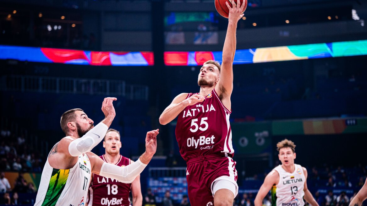  Μουντομπάσκετ, Λετονία - Λιθουανία 98-63: Τους... ισοπέδωσαν και πήραν την 5η θέση - Βίντεο 