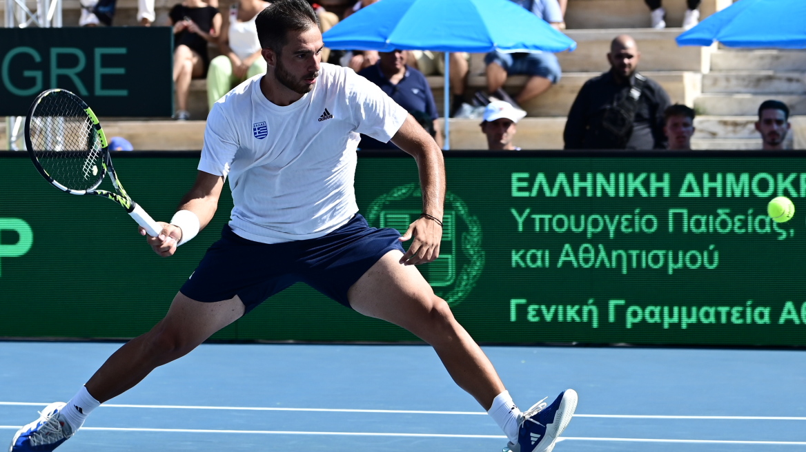  Davis Cup: Σκορίλας - Μόλτσαν 0-2: Προβάδισμα οι Σλοβάκοι - Βίντεο 