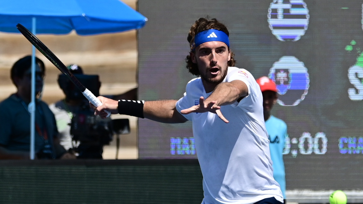 Davis Cup: Εγκατέλειψε ο Κλέιν, πήρε το παιχνίδι ο Τσιτσιπάς- Ισοφάρισε (1-1) τη σειρά με τη Σλοβακία η Ελλάδα - Βίντεο