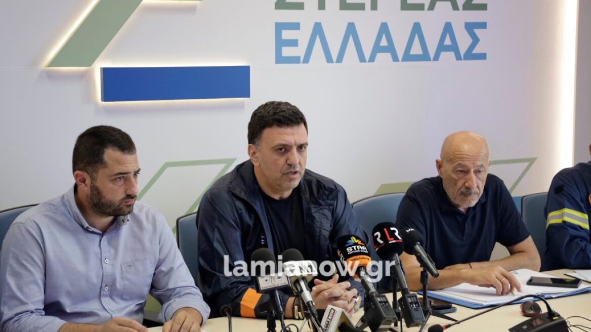 Κακοκαιρία Elias: Σύσκεψη στη Λαμία υπό τον Κικίλια