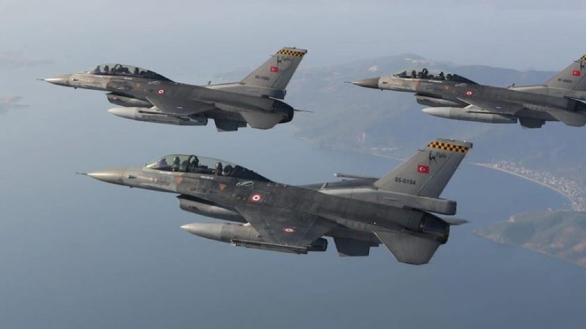 Παραβιάσεις από δύο τουρκικά F-16 για πρώτη φορά από τον Φεβρουάριο