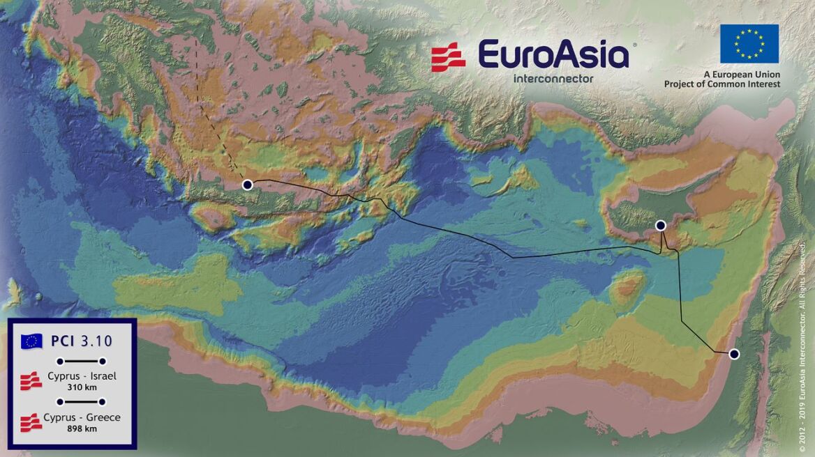 Eurasia Interconnector τέλος - Ο ΑΔΜΗΕ αποκτά την αποκλειστική κυριότητα