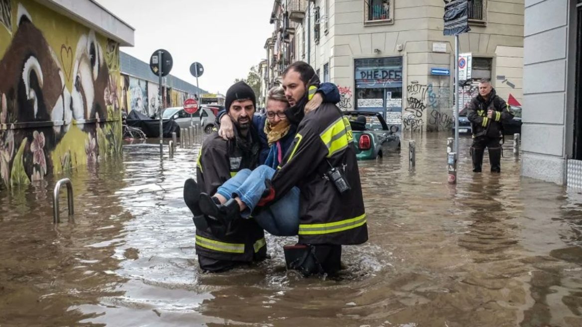 Κακοκαιρία στην Ιταλία: Υπερχείλισε η λίμνη Κόμο, πλημμύρες σε Μιλάνο και Βενετία (βίντεο και φωτογραφίες)