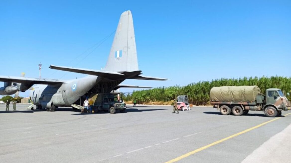 Αναχώρησε το C-130 με ανθρωπιστική βοήθεια για τη Γάζα – Περιλαμβάνει φαρμακευτικό και ιατρικό υλικό για τους άμαχους