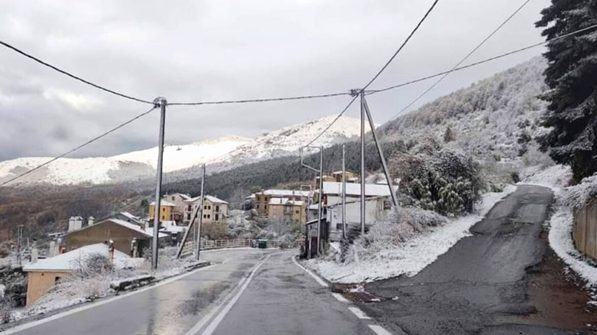 Καιρός: Στα λευκά η Δυτική Μακεδονία - Χιόνια στο Νυμφαίο και στο Πισοδέρι - Δείτε εντυπωσιακές φωτογραφίες