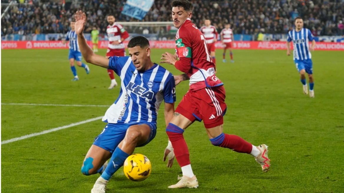 La Liga: Επέστρεψε στις νίκες η Αλαβές, 3-1 τη Γρανάδα - Δείτε τα γκολ