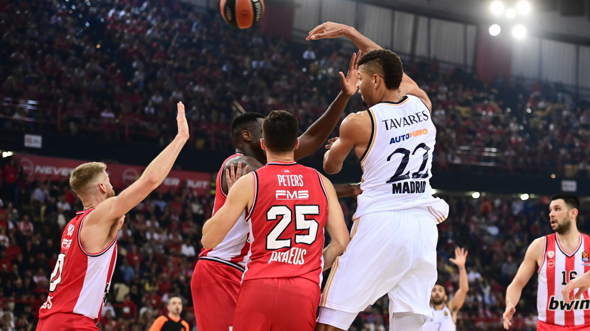 Euroleague, Ολυμπιακός - Ρεάλ Μαδρίτης 71-77: Δεν άντεξε έως το φινάλε - Βίντεο 