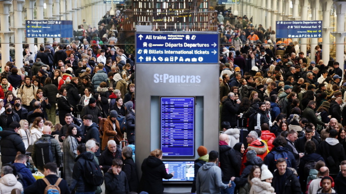 Βρετανία: Η Eurostar ανακοίνωσε την πλήρη αποκατάσταση της κυκλοφορίας των τρένων αύριο 