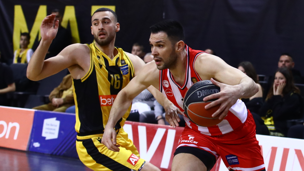 Stoiximan Basket League, ΑΕΚ - Ολυμπιακός 80-92: «Καθάρισαν» Παπανικολάου και Γκος στα Άνω Λιόσια - Βίντεο 