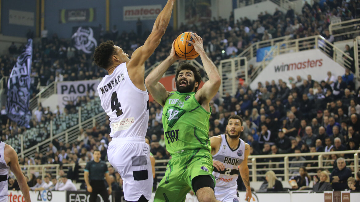 Basketball Champions League, Τόφας - ΠΑΟΚ 87-88: Kέρδισε μετά από 2 παρατάσεις και παίζει τα ρέστα του στη Θεσσαλονίκη