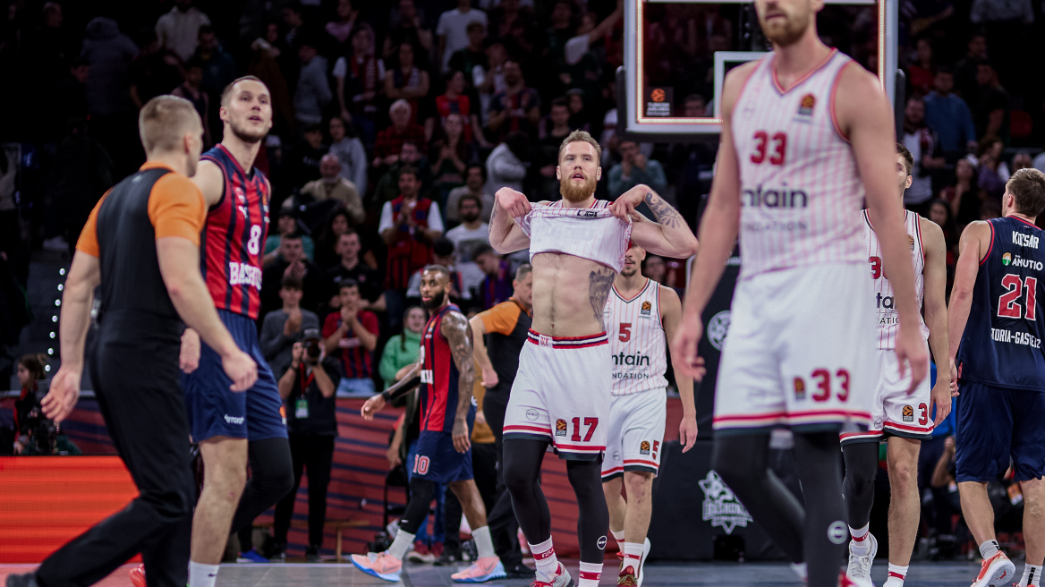  Euroleague, Μπασκόνια - Ολυμπιακός 80-69: Κακή εμφάνιση και νέα ήττα στην Ισπανία