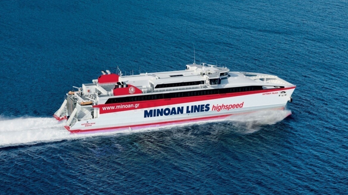 Η Minoan Lines ναύλωσε το Santorini Palace στη Seajets - Ενδυναμώνει τη γραμμή Πειραιάς-Ηράκλειο