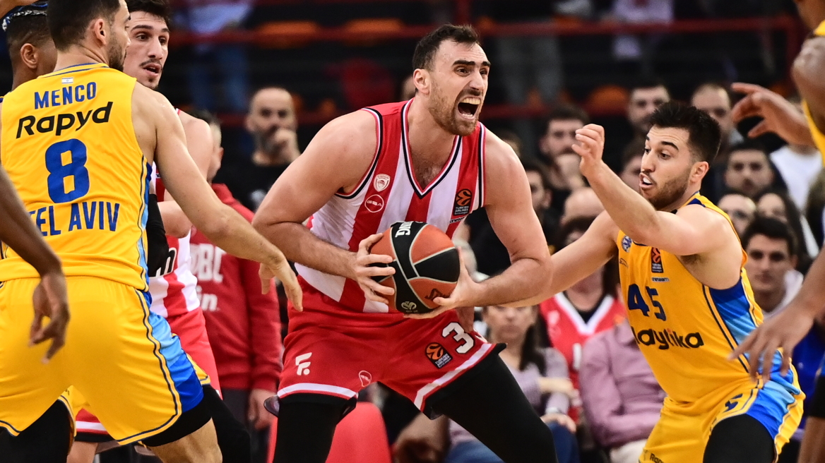  Euroleague, Ολυμπιακός - Μακάμπι Τελ Αβίβ 89-72: Επιστροφή στις νίκες με μυθικό Μιλουτίνοφ - Βίντεο 