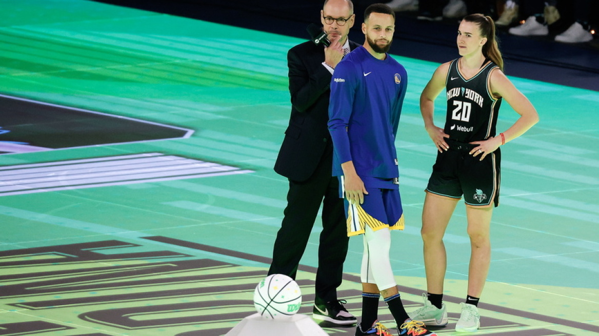  NBA All Star Game: Ο Κάρι κέρδισε την Ιονέσκου στον διαγωνισμό τριπόντων - Πήδηξε πάνω από τον Σακίλ ο ΜακΚλάνγκ - Βίντεο 