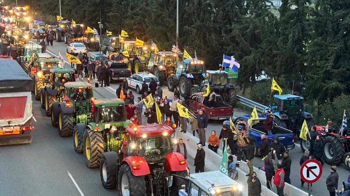 Τα έκτακτα μέτρα της Τροχαίας για την κάθοδο των τρακτέρ στην Αθήνα - Οι δρόμοι που θα κλείσουν, δείτε χάρτη