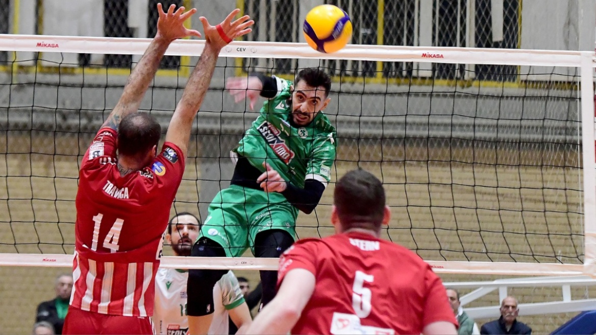 Volley League: Πρωτιά με ανατροπή για τον Παναθηναϊκό, 3-1 τον Ολυμπιακό - Δείτε βίντεο