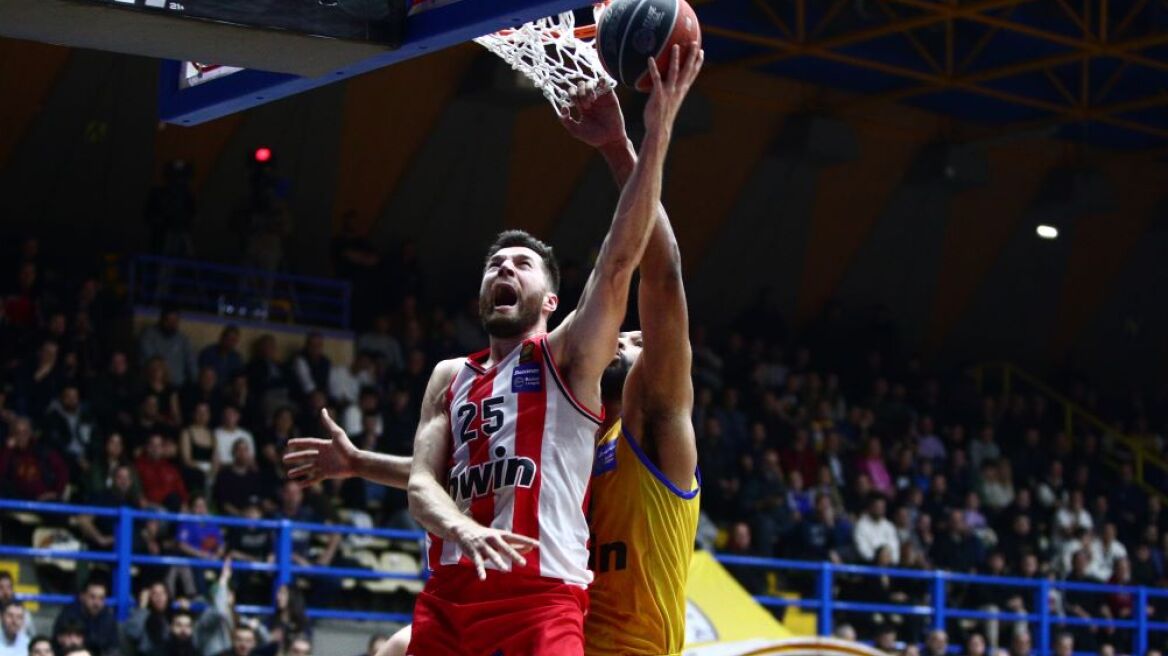 Stoiximan Basket League, Περιστέρι - Ολυμπιακός 67-85: Eρυθρόλευκη παράσταση πριν τη Βίρτους