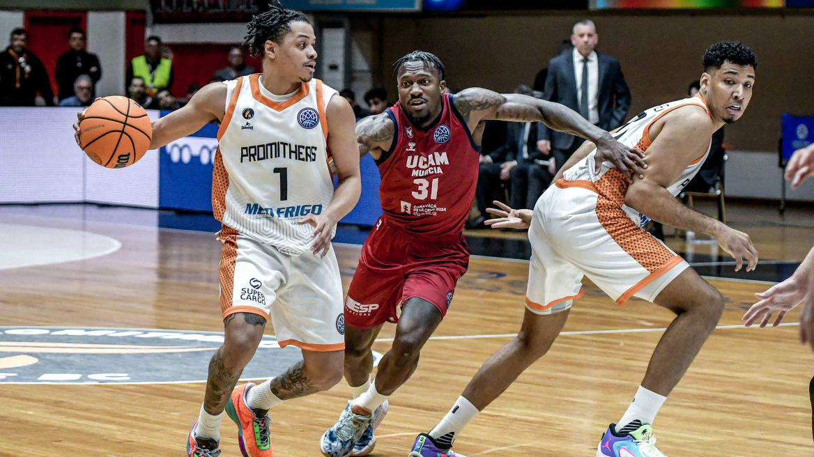  Basketball Champions League, Προμηθέας Πάτρας - Μούρθια 79-78: Άλμα πρόκρισης με σούπερ Κάουαν - Βίντεο 