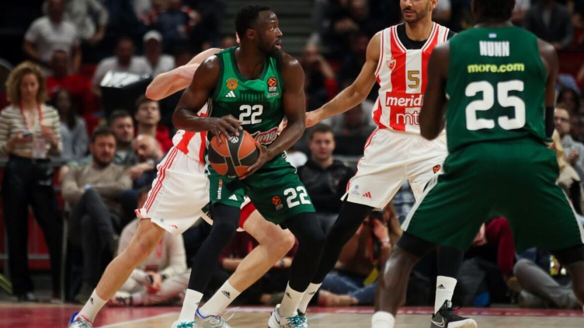 EuroLeague, Ερυθρός Αστέρας - Παναθηναϊκός 76-89:  Διπλό «χρυσάφι» στο Βελιγράδι