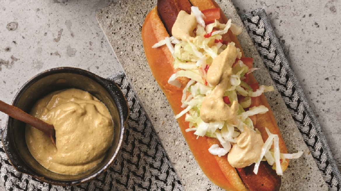 Vegan hot dog