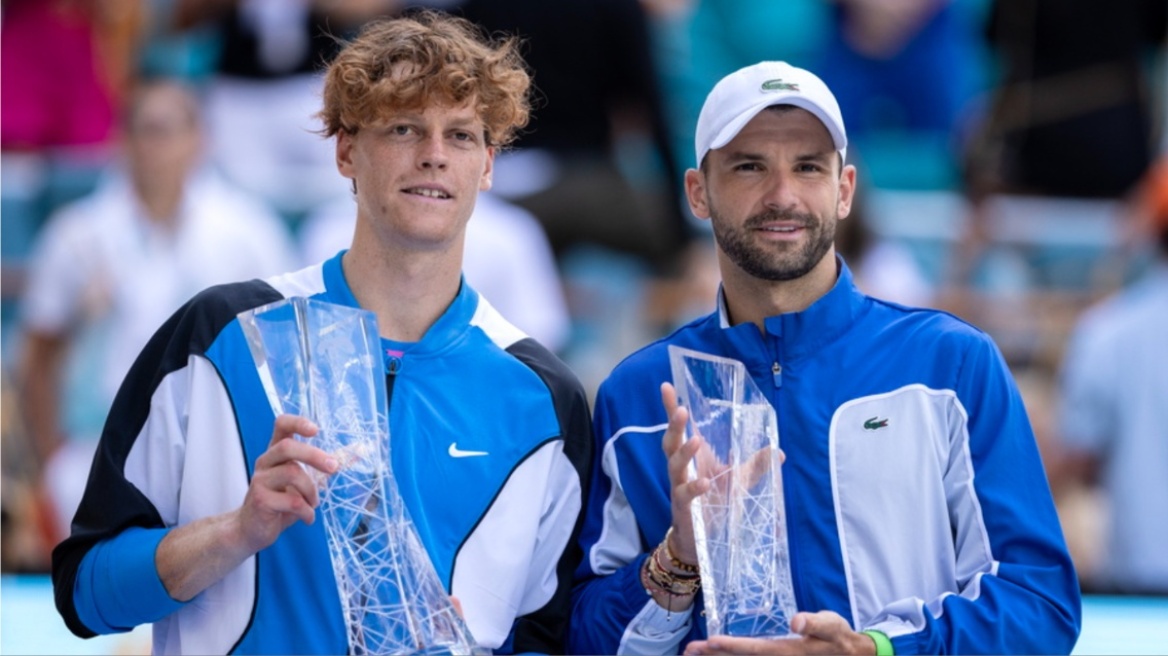 Miami Open: Πρωταθλητής ο Σίνερ, νίκησε 2-0 στον τελικό τον Ντιμιτρόφ - Δείτε βίντεο