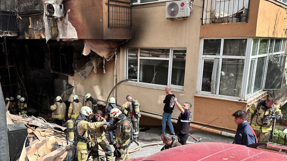 Φωτιά σε κτίριο στην Κωνσταντινούπολη: Συνελήφθησαν έξι άτομα