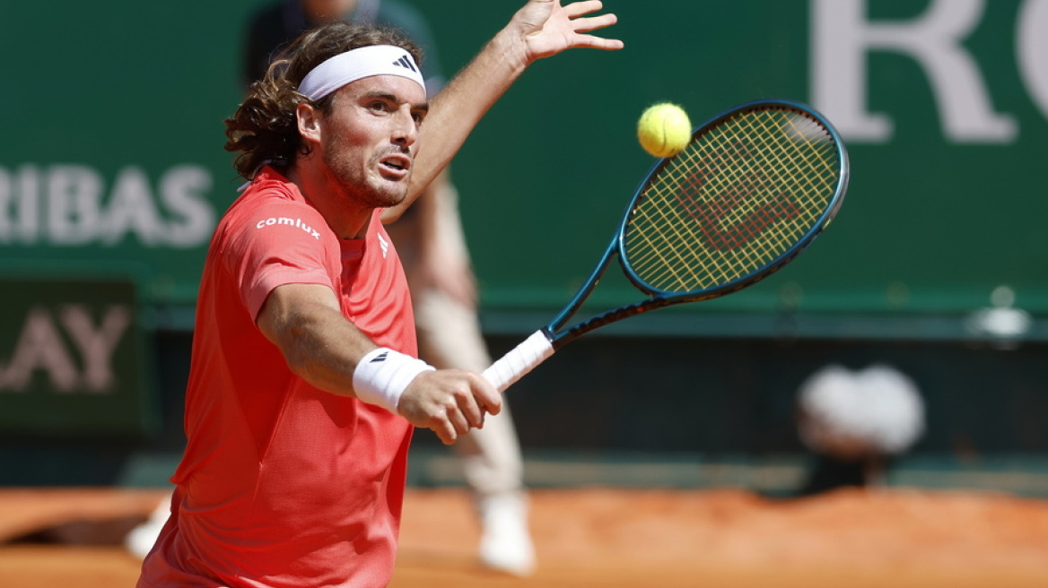 Monte Carlo Masters: Μεγάλη νίκη Τσιτσιπά επί του Ζβέρεφ - Έμεινε στη μέση η ανατροπή του Γερμανού