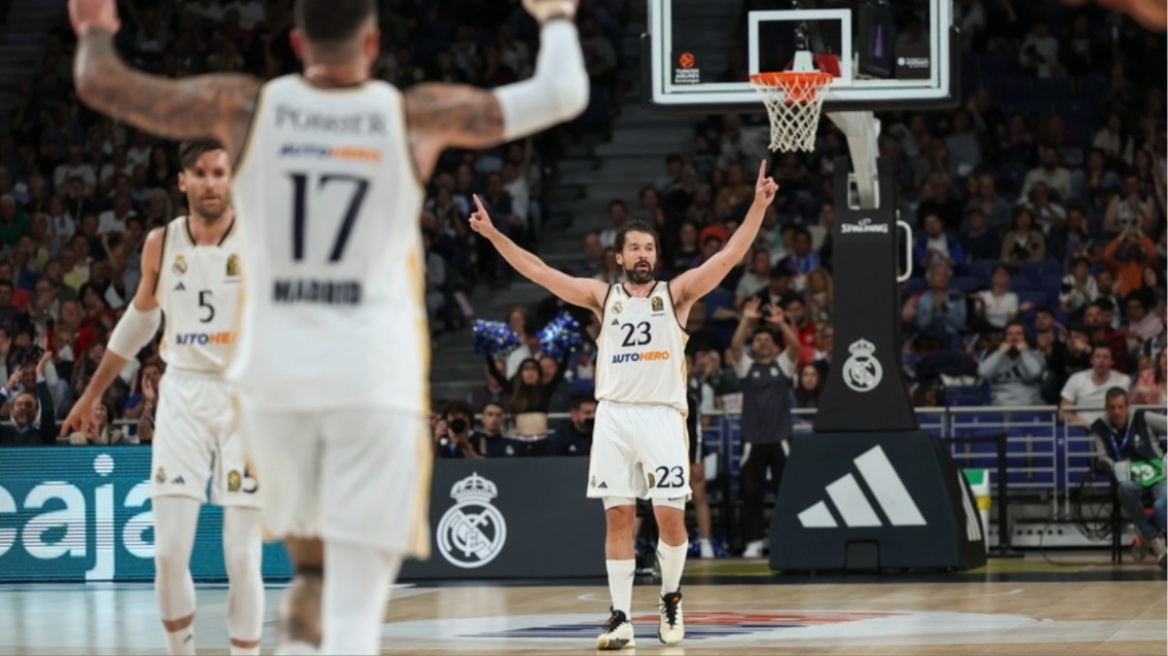 Euroleague: Η Ρεάλ έγραψε με άνεση το 1-0 στον «ισπανικό εμφύλιο», 90-74 τη Μπασκόνια - Δείτε βίντεο