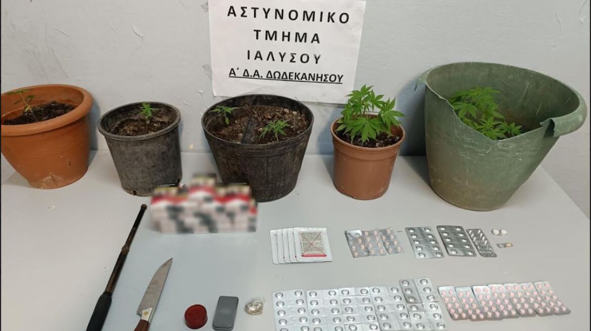 Ρόδος: Χασισοκαλλιεργητής συνελήφθη με όπλα και λαθραία τσιγάρα