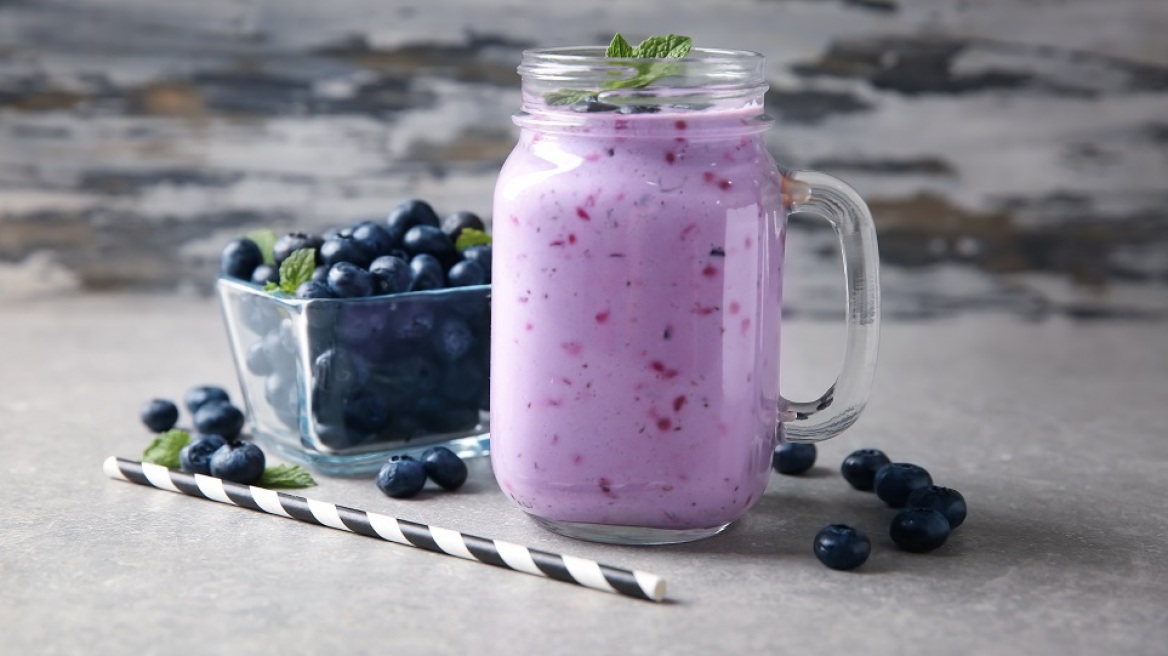 Smoothie με μύρτιλλα